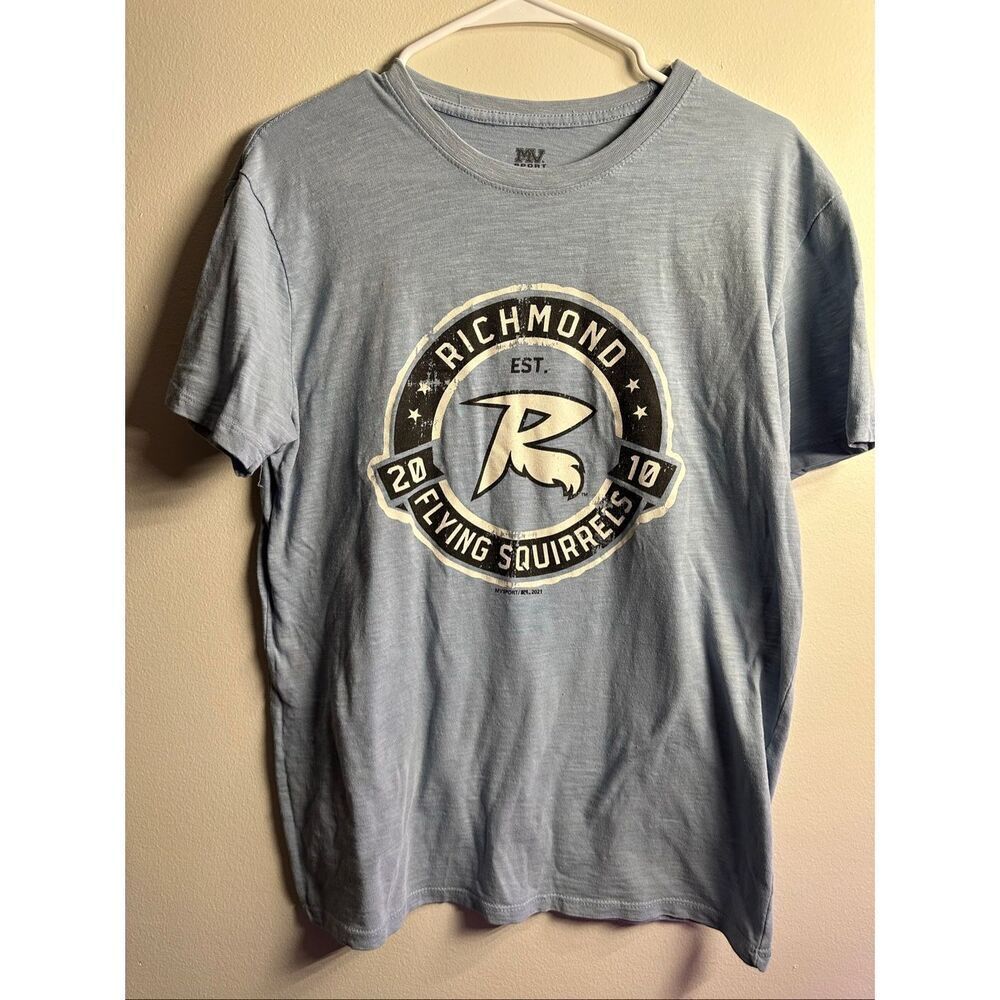 Richmond Flying Squirrels MV Sport Short Sleeve T-Shirt – Men’s Medium – Light B